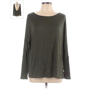 NWT JoyLab Black Jannelle LS Top